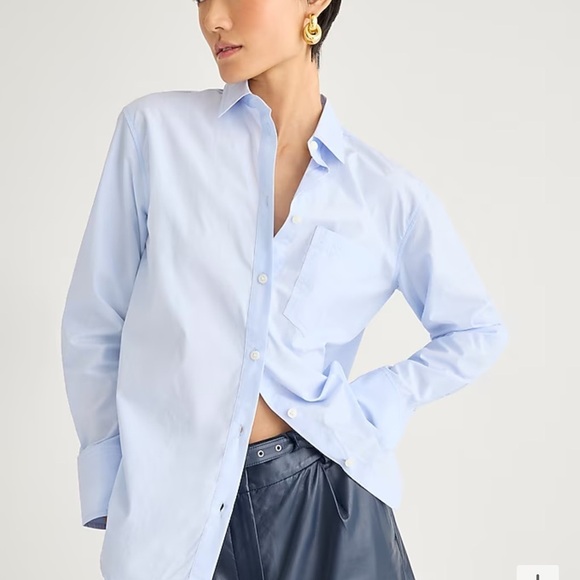 J Crew Garçon classic shirt in cotton poplin BY716 - Picture 3 of 4